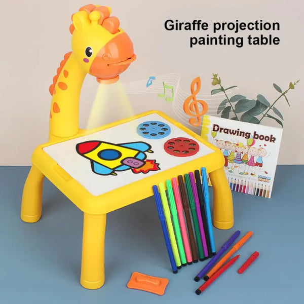 Giraffe Drawing Desk Projector
